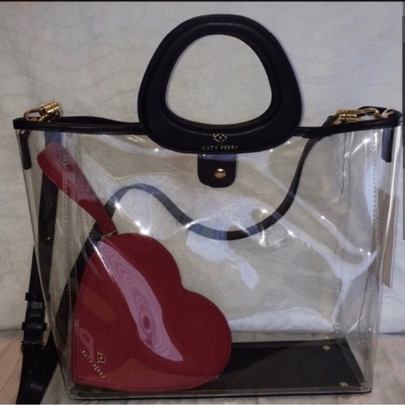 Katy Perry Heart ❤️ Clear Tote 👜 NWT - Picture 4 of 11